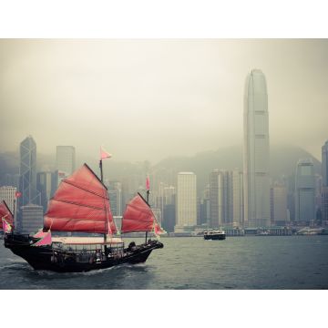 Lais Puzzle - Segelboot im chinesischen Stil in Hongkong - 1.000 Teile