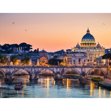Lais Puzzle - Nachtansicht der Basilika St. Peter in Rom, Italien - 1.000 Teile