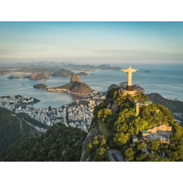 Lais Puzzle - Luftaufnahme der Christ- und Botafogo-Bucht aus einem hohen Winkel - 1.000 Teile