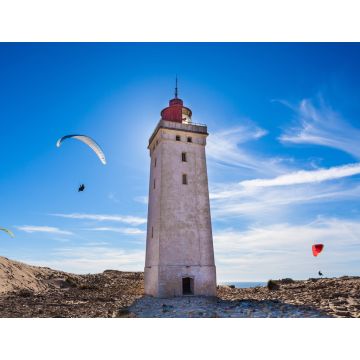 Lais Puzzle - Gleitschirmflieger am versandeten Leuchtturm Rubjerg Knude - 1.000 Teile