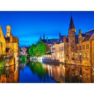 Lais Puzzle - Brügge. Kanal Rozenhoedkaai Blick auf das Haus Perez de Malvenda - 1.000 Teile