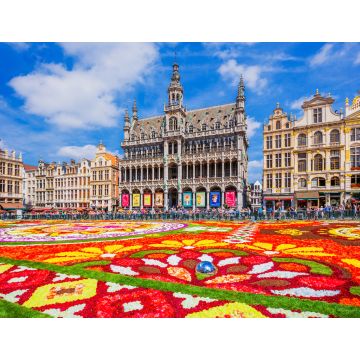 Lais Puzzle - Brüssel, Belgien. Blumenteppich-Festival 2018 - 1.000 Teile