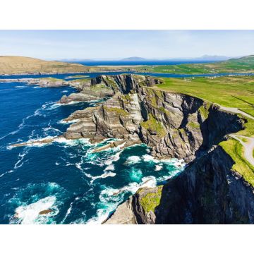 Lais Puzzle - Erstaunliche, von Wellen umspülte Kerry Cliffs, die weithin als die spektakulärsten Klippen der Grafschaft Kerry, Irland, gelten - 1.000 Teile