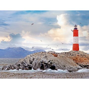 Lais Puzzle - Les Éclaireurs ist ein Leuchtturm im Beagle-Kanal, vor der Küste der Bucht von Ushuaia, Feuerland, Argentinien. - 1.000 Teile