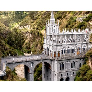 Lais Puzzle - Las Lajas, Kirche auf einer Klippe in Kolumbien - 1.000 Teile