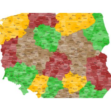Lais Puzzle - Polen Landkarte - 1.000 Teile