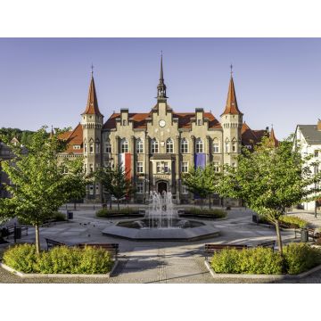 Lais Puzzle - Walbrzych, Polen - malerisches neugotisches Rathaus am Magistracki-Platz - 1.000 Teile