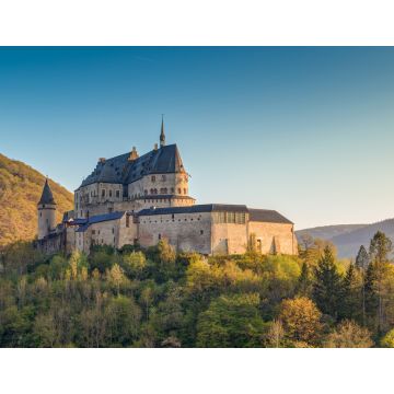 Lais Puzzle - Mittelalterliche Burg Vianden, gebaut auf dem Berg in Luxemburg - 1.000 Teile