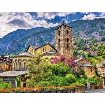 Lais Puzzle - Kirche Sant Esteve in Andorra la Vella, Andorra - 1.000 Teile