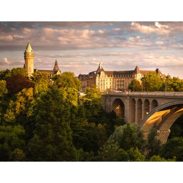 Lais Puzzle - Luxemburg Stadt bei Sonnenuntergang - 1.000 Teile
