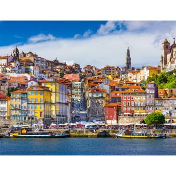 Lais Puzzle - Porto, Portugal Altstadt-Silhouette am Douro-Fluss - 1.000 Teile