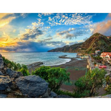Lais Puzzle - Sonnenuntergang über Ribeira Brava, Madeira, Portugal - 1.000 Teile