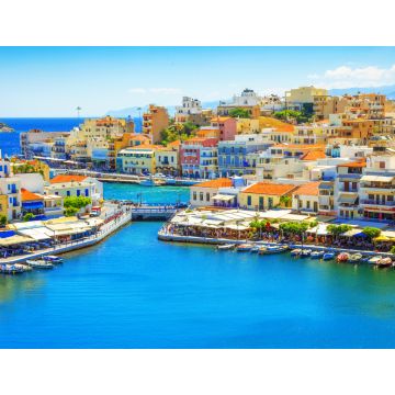 Lais Puzzle - Agios Nikolaos und Voulismeni-See auf der Insel Kreta, Griechenland - 1.000 Teile