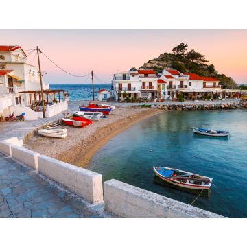 Lais Puzzle - Das malerische Dorf Kokkari auf der Insel Samos, Griechenland - 1.000 Teile