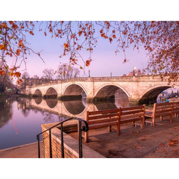 Lais Puzzle - Herbstszene mit der historischen Brückenarchitektur in Richmond Upon Thames, London - 1.000 Teile