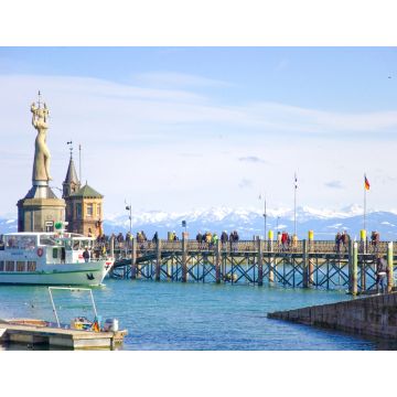 Lais Puzzle - Blick auf den Hafen in Konstanz, Bodensee, Deutschland - 1.000 Teile