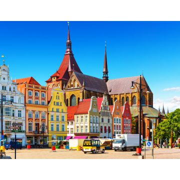 Lais Puzzle - Ansicht der Architektur in Rostock, Bundesland Mecklenburg, Deutschland. - 1.000 Teile