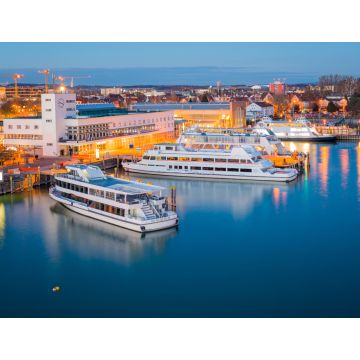 Lais Puzzle - Blick auf Motorboote in der Stadt Friedrichshafen, Deutschland - 1.000 Teile
