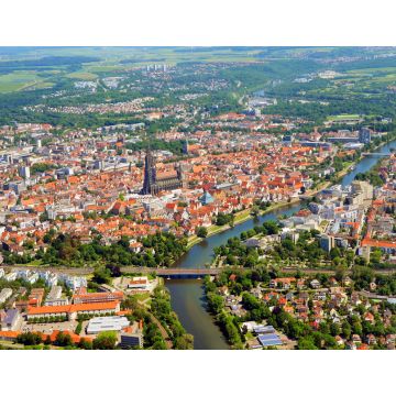 Lais Puzzle - Luftaufnahme des Ulmer Münsters, Baden Württemberg, Deutschland - 1.000 Teile