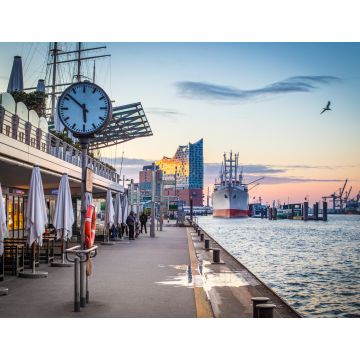 Lais Puzzle - Blick auf das Hafenviertel in der Stadt Hamburg, Deutschland. - 1.000 Teile