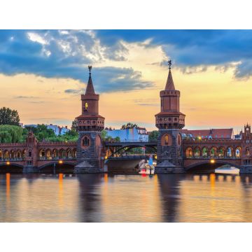 Lais Puzzle - Blick auf die Stadt Berlin an der Oberbaumbrücke und die Spree, Berlin, Deutschland - 1.000 Teile