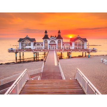 Lais Puzzle - Blick auf den Sellin-Kai bei Sonnenaufgang, Ostsee, Deutschland - 1.000 Teile