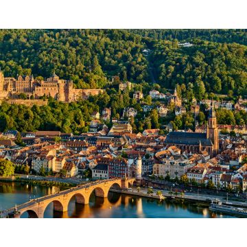 Lais Puzzle - Ansicht der Stadt Heidelberg, Bundesland Baden Württemberg, Deutschland - 1.000 Teile