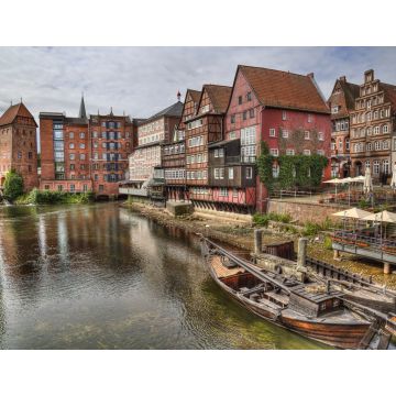 Lais Puzzle - Blick auf den Hafen von Lüneburg, Niedersachsen, Deutschland. - 1.000 Teile