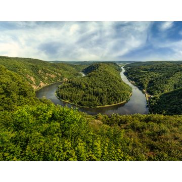 Lais Puzzle - Blick auf die Saarschleife in Mettlach, Saarland, Deutschland. - 1.000 Teile
