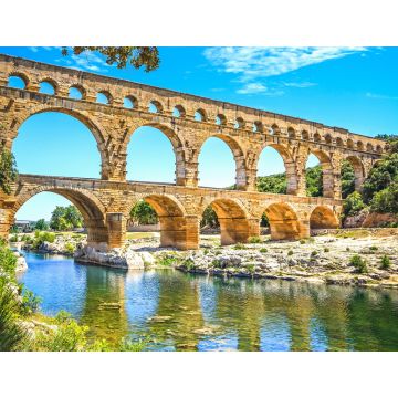 Lais Puzzle - Römisches Aquädukt Pont du Gard, Unesco-Stätte.Languedoc, Frankreich - 1.000 Teile