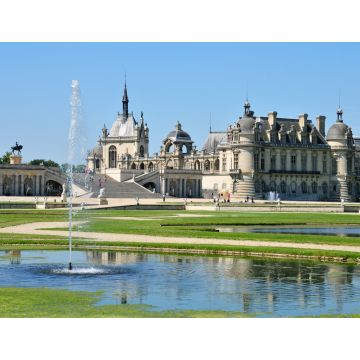 Lais Puzzle - Picardie, das malerische Schloss von Chantilly in Oise, Frankreich - 1.000 Teile