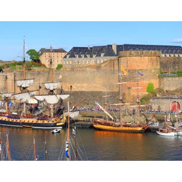 Lais Puzzle - Port et château de Brest, Bretagne, Frankreich - 1.000 Teile