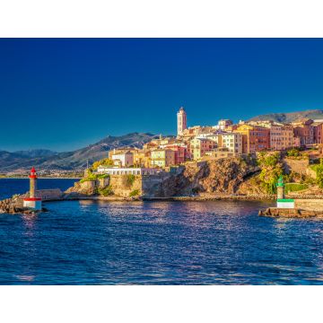 Lais Puzzle - Blick auf die Altstadt von Bastia, Leuchtturm und Hafen, Korsika, Frankreich, Europa - 1.000 Teile