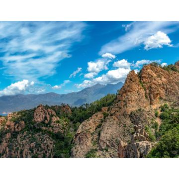 Lais Puzzle - Panoramablick auf die Naturlandschaft Calanques de Piana in Korsika, Frankreich. - 1.000 Teile