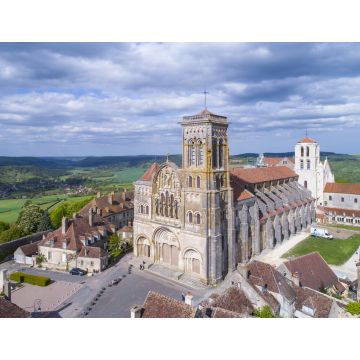 Lais Puzzle - Luftaufnahme von Vezelay, UNESCO-Welterbe, Burgund, Frankreich - 1.000 Teile