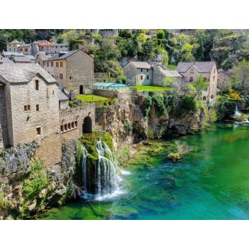Lais Puzzle - Allgemeiner Blick auf Saint Chély du Tarn. Gorges du Tarn en Lozère, Frankreich - 1.000 Teile