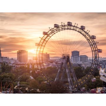 Lais Puzzle - Blick auf den Prater mit Riesenrad und Skyline, Wien, Österreich - 1.000 Teile