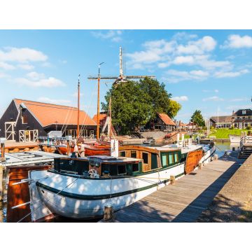 Lais Puzzle - Blick auf den Hafen der niederländischen Stadt Harderwijk - 1.000 Teile