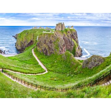 Lais Puzzle - Panorama von Dunnottar Castle, Aberdeenshire, Schottland - 1.000 Teile