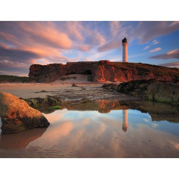 Lais Puzzle - Erstaunlich Sonnenuntergang über Lossiemouth Leuchtturm (Schottland UK) - 1.000 Teile