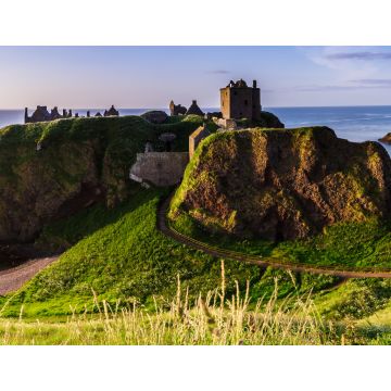 Lais Puzzle - Panoramablick auf Dunottar Castle bei Sonnenaufgang an der Ostküste von Schottland. Aberdeenshire, Vereinigtes Königreich - 1.000 Teile