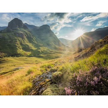 Lais Puzzle - Talblick unterhalb der Berge von Glencoe, Lochaber, HIghlands, Schottland - 1.000 Teile