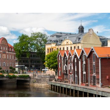 Lais Puzzle - Hudiksvall eine Stadt in der Provinz Gävleborgs län, Ostschweden mit schönen Holzhäusern - 1.000 Teile