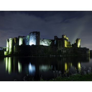 Lais Puzzle - Caerphilly Castle bei Nacht, Wales - 1.000 Teile