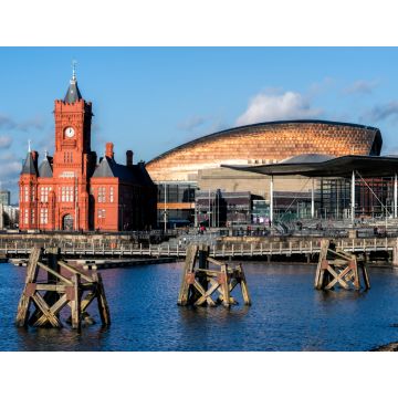 Lais Puzzle - Gebäude Pierhead und Millenium Centre Cardiff Bay - 1.000 Teile