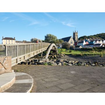Lais Puzzle - Fußgängerbrücke in Aberaeron, Ceredigion, Wales, UK - 1.000 Teile