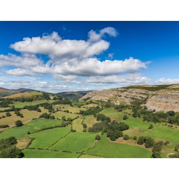 Lais Puzzle - Walisische Landschaft, von Castell Dinas Bran aus gesehen, in der Nähe von Llangollen, Denbighshire, Wales, UK - 1.000 Teile