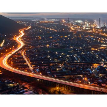 Lais Puzzle - Port Talbot in der Nacht - 1.000 Teile