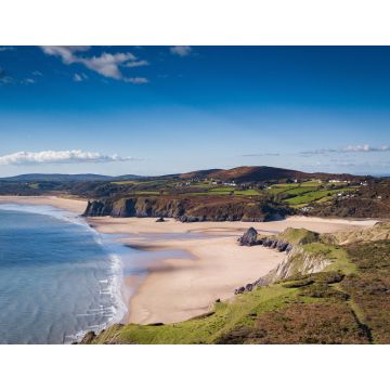 Lais Puzzle - Three Cliffs Bay Gower Halbinsel Wales Großbritannien Luftaufnahme - 1.000 Teile