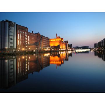 Lais Puzzle - Innenhafen Duisburg zur blauen Stunde - 1.000 Teile